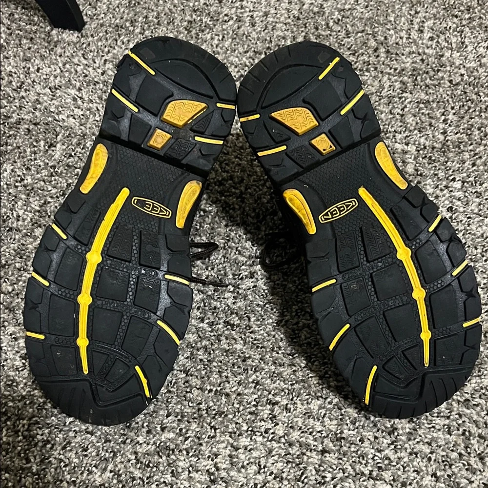 Men's Keen American Built Black Waterproof Steel Toe Work Boots Size 10 D - Picture 8 of 9